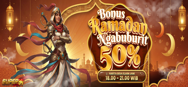 BONUS NGABUBURIT 50%
