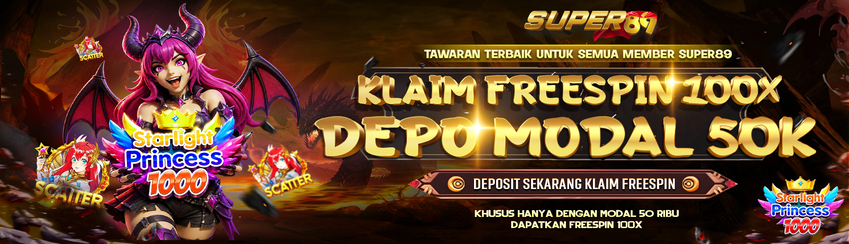 BONUS FREESPIN 100X SUPER89